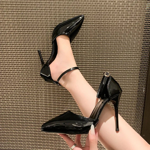 Shoes Woman Heels Super-high Heel Luxury Pointed Toe Pumps